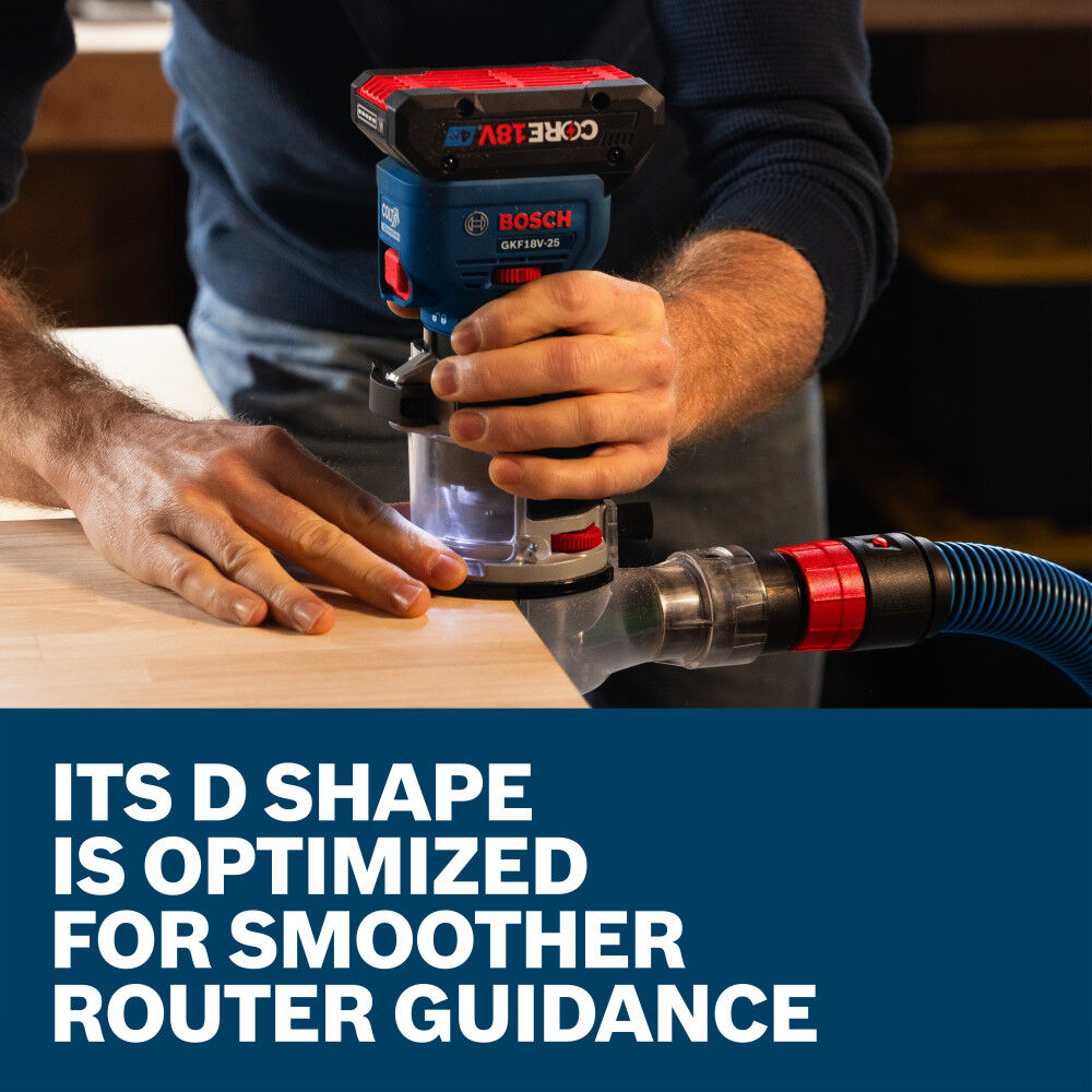 Bosch Palm Router D-Shaped Subbase, large image number 5