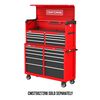 CRAFTSMAN S2000 52 Inch 10-Drawer Rolling Tool Cabinet, Red, small image number 3