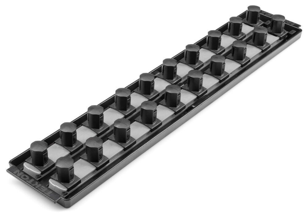 Tekton 20 Slot Universal Socket Organizer for 3/4 Inch Drive Sockets and Bit Sockets, Gray, large image number 1