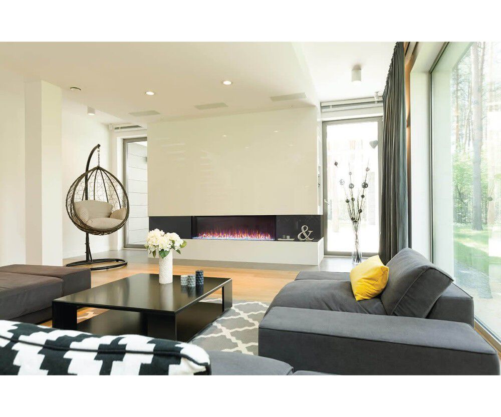 Napoleon Trivista Primis Electric 60 Inch Three-Sided Built-In Fireplace, large image number 9