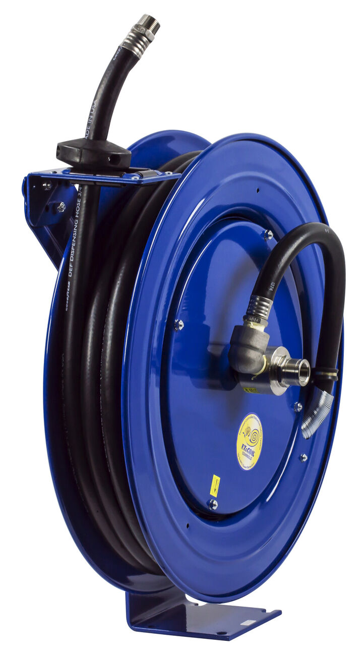Coxreels Safety System Spring Driven DEF Hose Reel 3/4in x 50', large image number 1