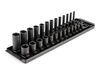 Tekton 1/4 Inch 6 Point Impact Socket Set, 26 Pieces (5/32-11/16 Inch), small image number 1