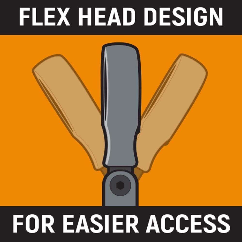 GEARWRENCH 15mm 90T 12 Point Flex Head Ratcheting Combination Wrench, large image number 4