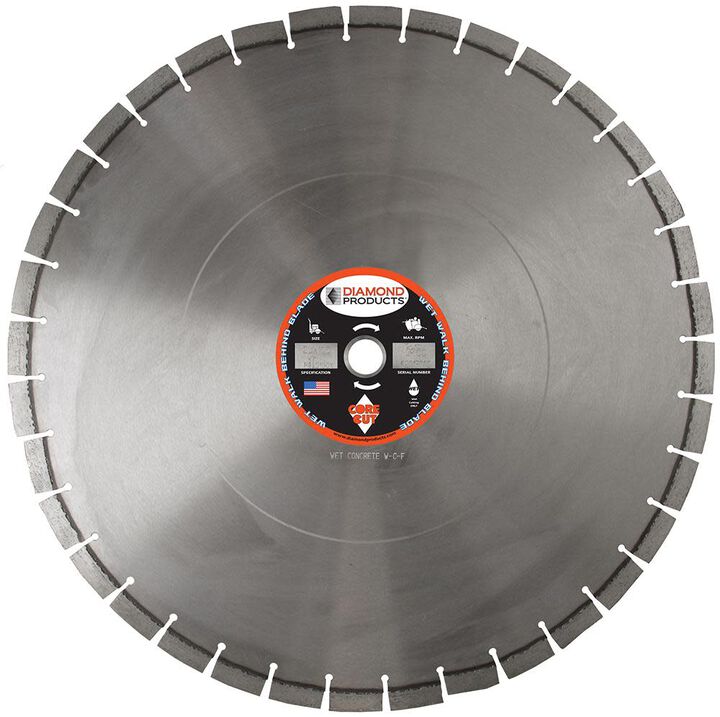 Diamond Products 26 Inch Professional Segmented Rim Diamond Blade for Reinforced Concrete