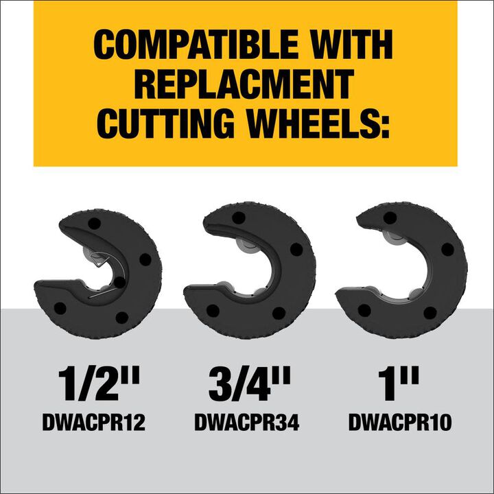 DEWALT IMPACT CONNECT Copper Pipe Cutter Attachment, large image number 18