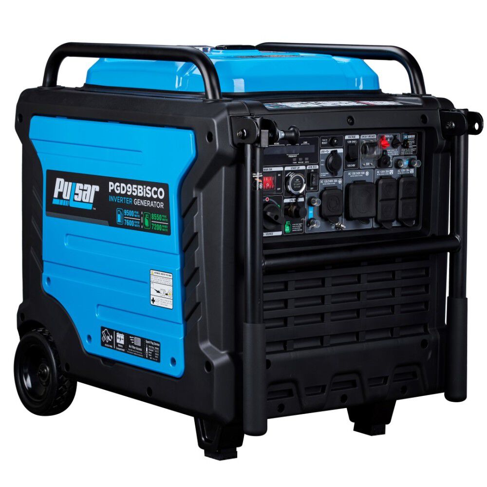 Pulsar Products 9,500 Watt Dual Fuel 50-State Portable Inverter Generator, large image number 3