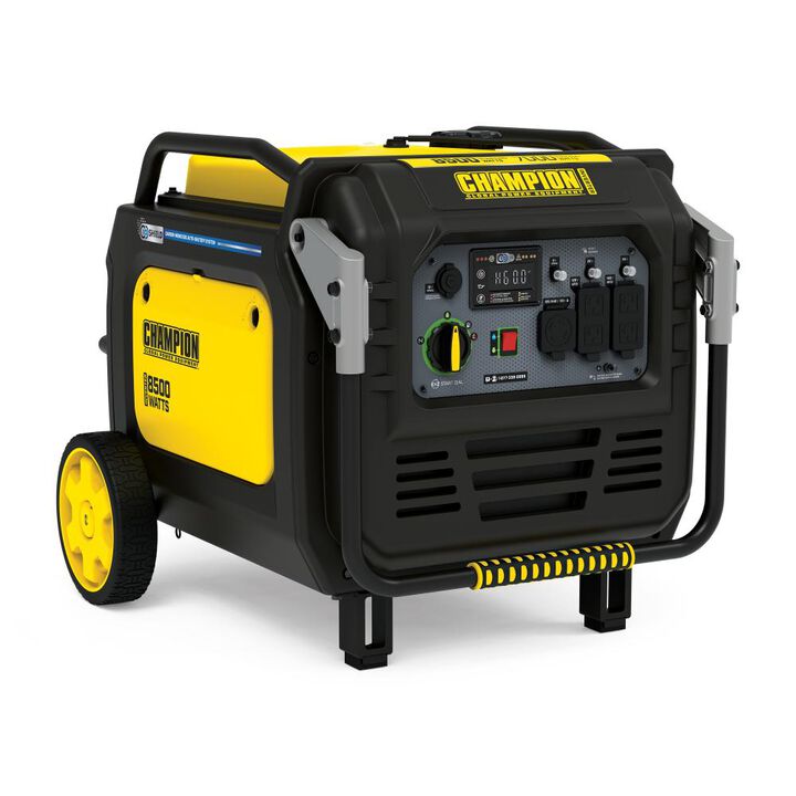 Champion Power Equipment 8500-Watt Gas Powered 49 State Electric Start Home Backup Portable Inverter Generator with Quiet Technology
