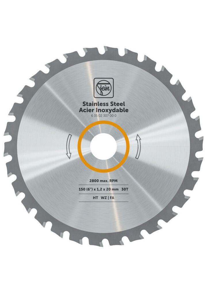 Fein 6 Inch Circular Saw Blade for Stainless Steel, large image number 1