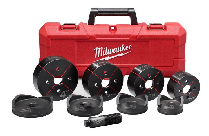 Milwaukee EXACT 2-1/2 In. to 4 In. Knockout Set