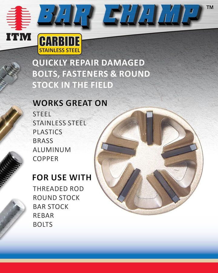 ITM Medium 1/2 - 1-3/8 Inch Carbide Blade Bar Champ Reamer, large image number 2