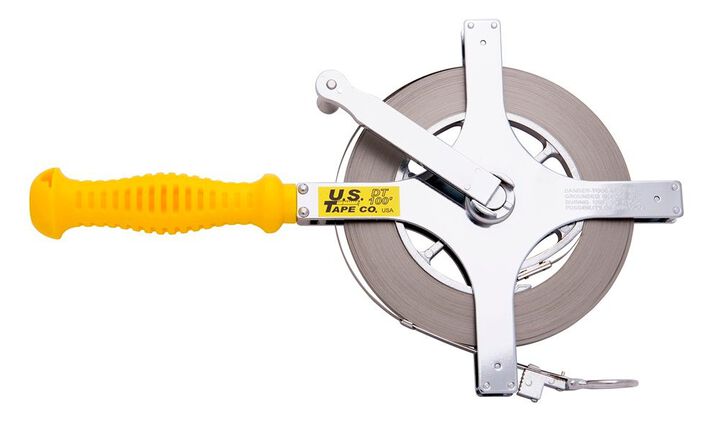 US Tape 1/4 Inch x 100 Ft. Oil Gauging Derrick Tape Measure (Ft/10ths)