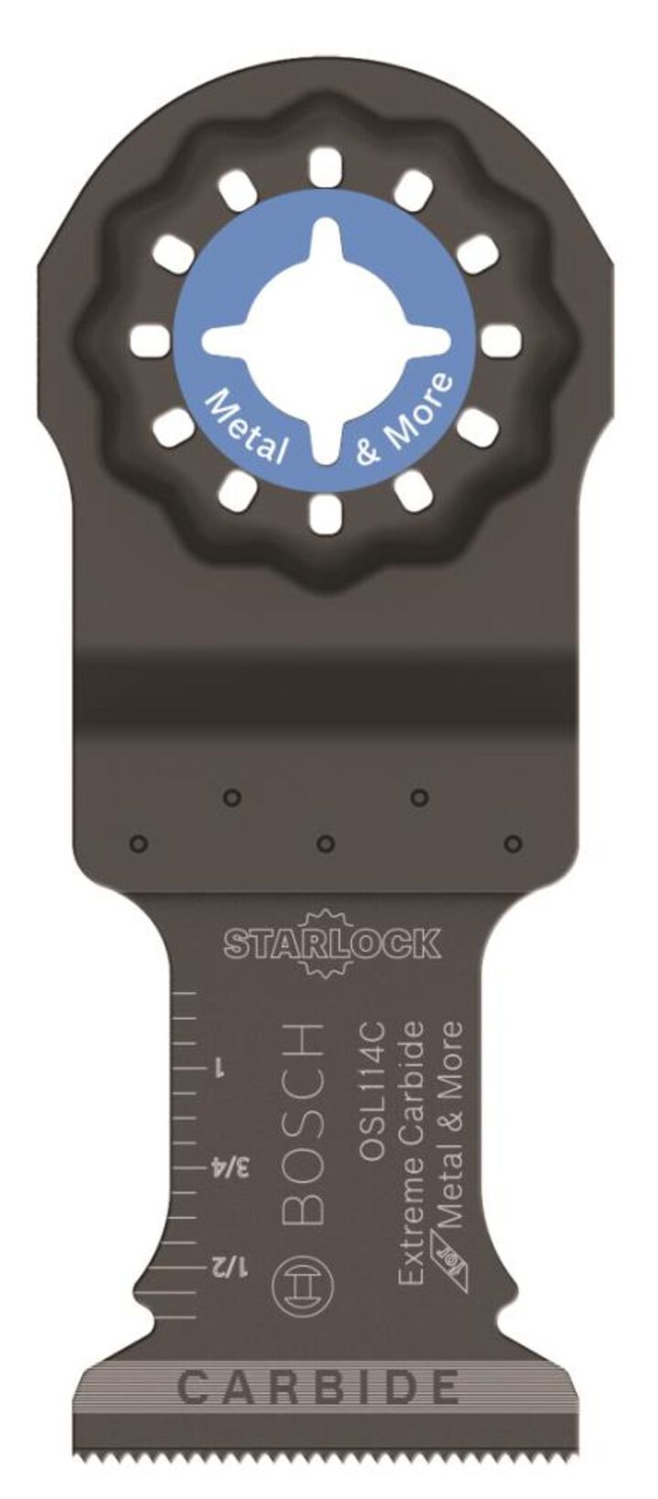 Bosch 1-1/4 Inch Starlock Oscillating Multi Tool Carbide Plunge Cut Blade