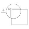 Metalux GPT Series Prismatic LED Panel 39W 2 x 4' 5000 Lumen, small image number 4