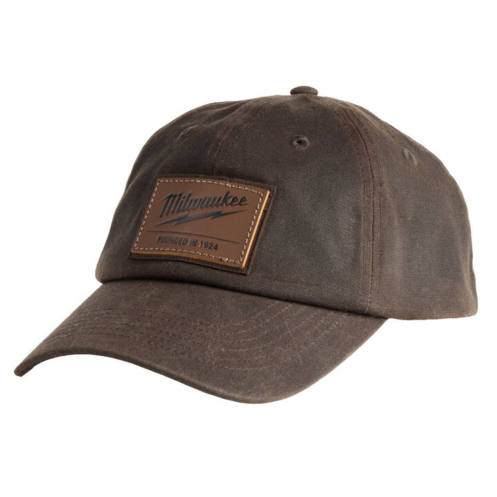 Milwaukee Waxed Canvas Adjustable Hat Brown