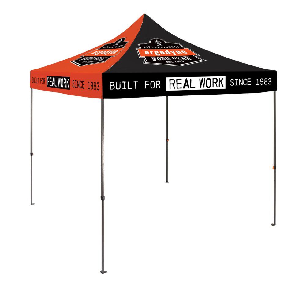Ergodyne 10 Ft x 10 Ft Heavy Duty Pop-Up Tent White, large image number 10