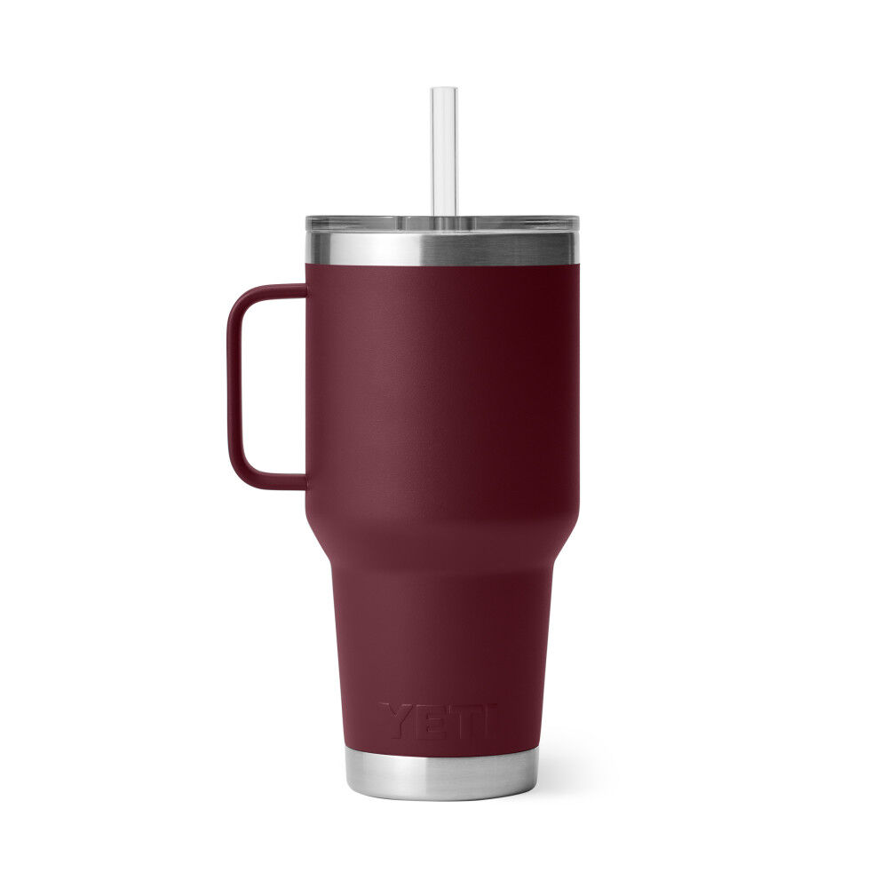 YETI Rambler 35 Oz Straw Mug with Straw Lid Wild Vine Red, large image number 4