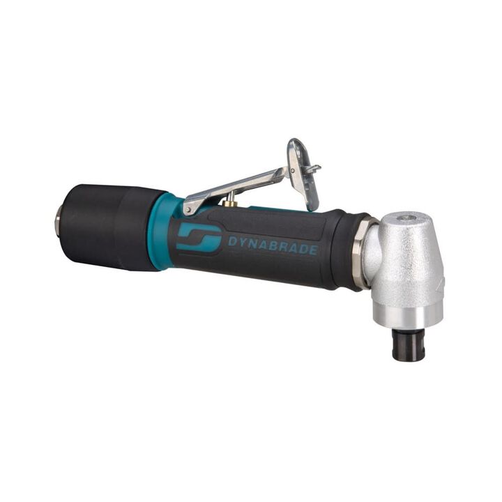 Dynabrade Inc 0.4HP 20000 RPM Spiral-Geared Extended Rear Exhaust Right Angle Air Die Grinder