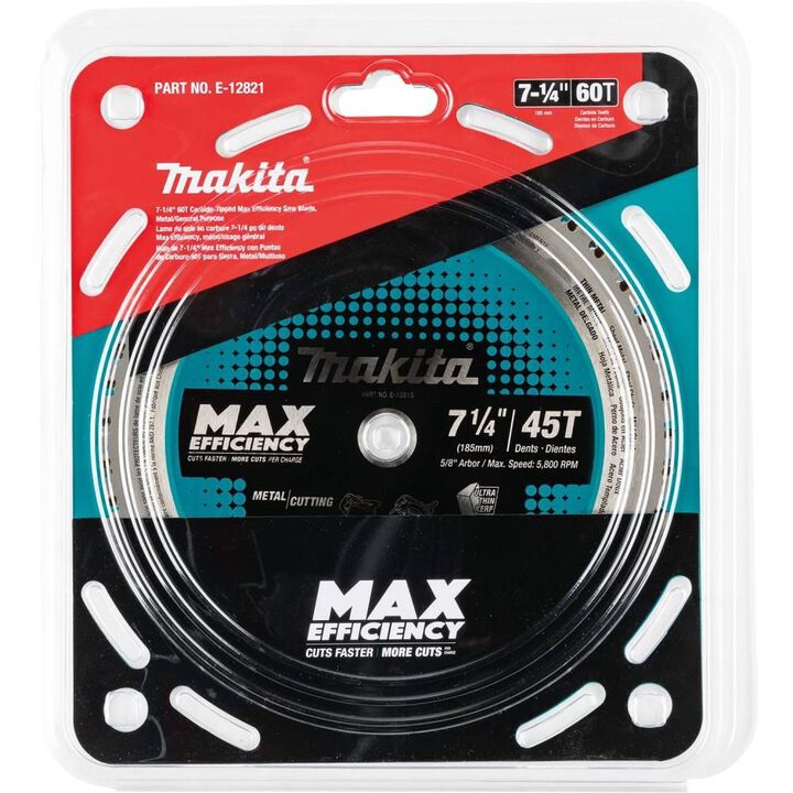 Makita 7 1/4in 60T Saw Blade Metal/Stainless Steel, large image number 1