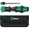 Wera Tools Kompakt 20 RA-R Kraftform Screwdriver Bit Set with Pouch, 6 Pieces, small image number 1