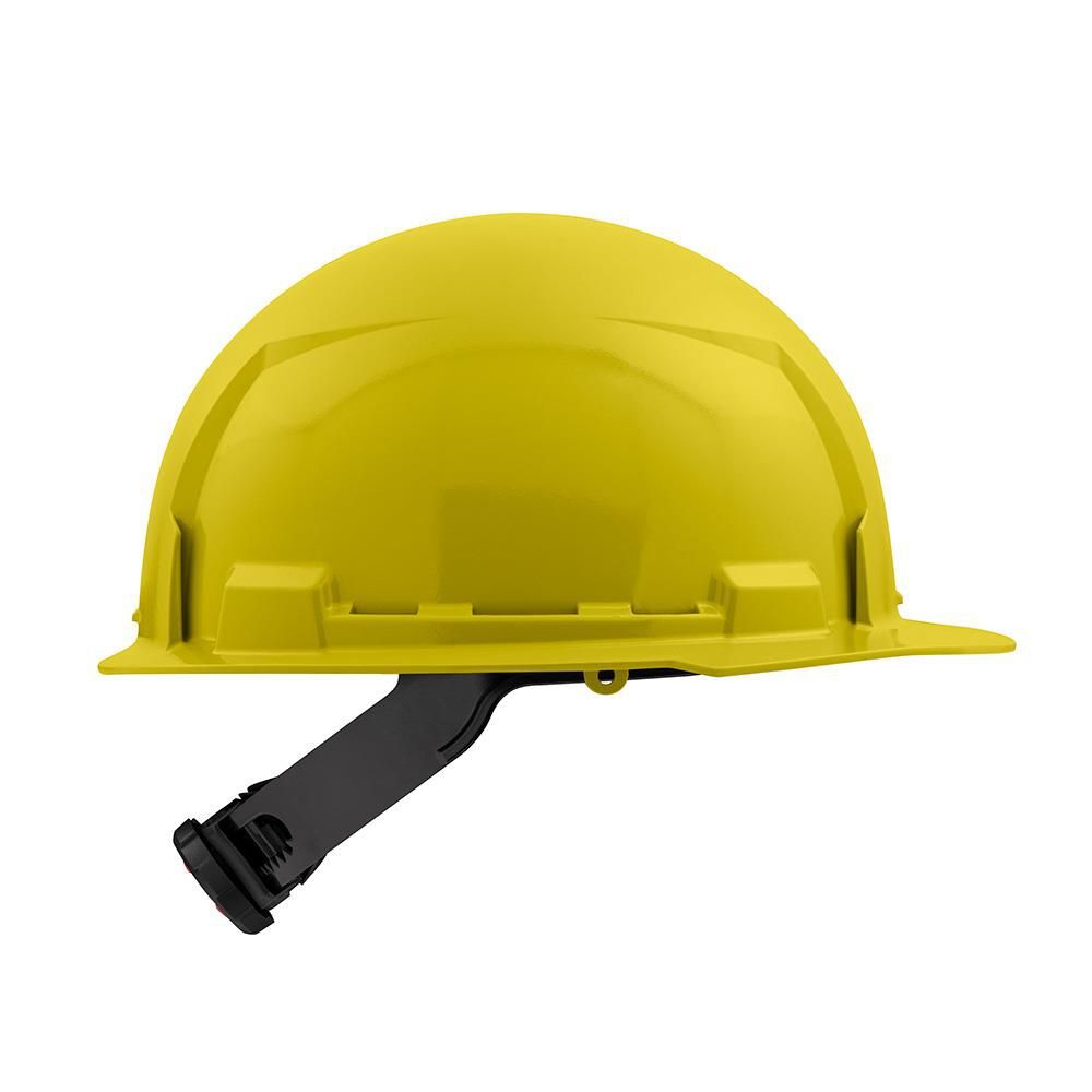 Milwaukee Yellow Front Brim Hard Hat with 4pt Ratcheting Suspension Type 1 Class E, large image number 14