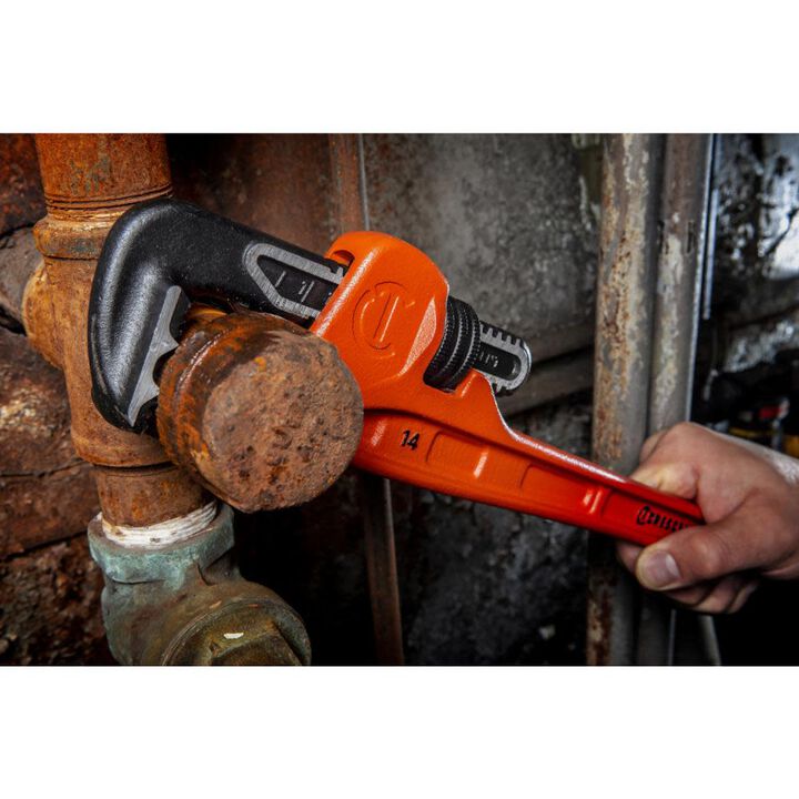 Crescent 14in Cast Iron K9 Jaw Pipe Wrench, large image number 1