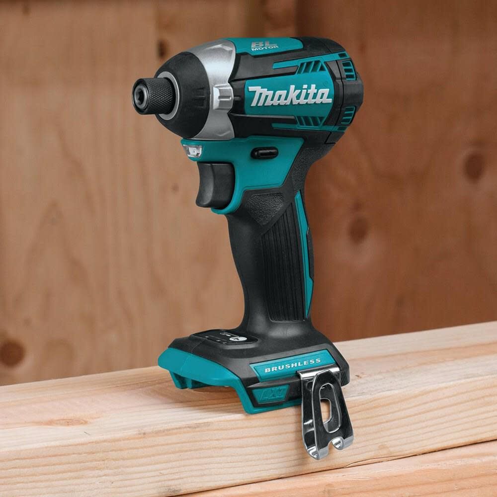 Makita 18V LXT Lithium-Ion Brushless Cordless 3 Speed Impact Driver (Tool Only) & ImpactX 100 pc. Driver Bit Set Bundle, large image number 9