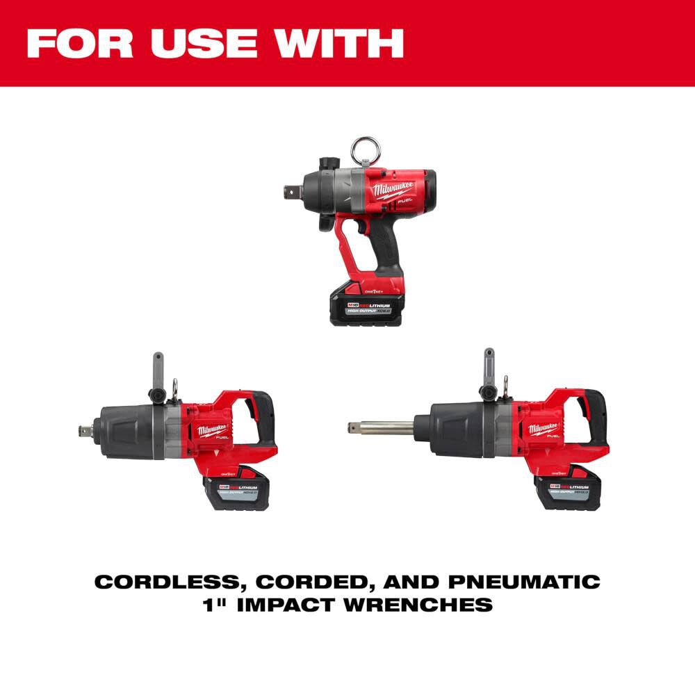 Milwaukee SHOCKWAVE Impact Duty 1 in Drive 1-3/16 in Standard 6 Point Socket, large image number 3