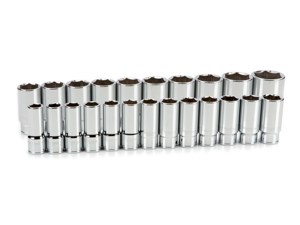 Tekton 3/4 Inch Drive Deep 6-Point Socket Set, 23-Piece (19-50 mm), large image number 2