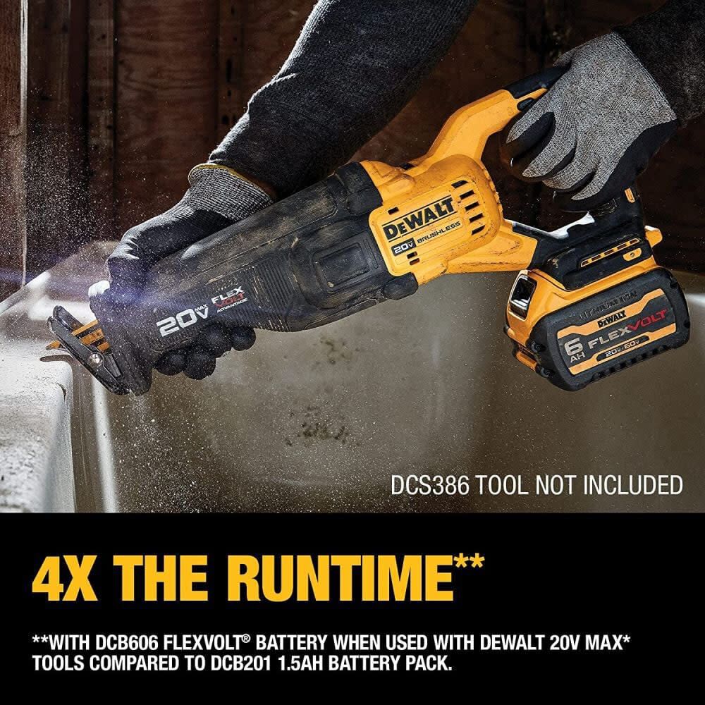 DEWALT 60V MAX 7-1/4 Inch Cordless Saw & 20/60V MAX Li-Ion Battery Bundle, large image number 21