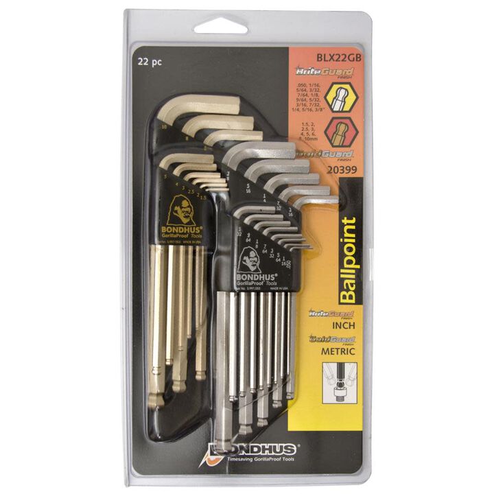 Bondhus Balldriver L-Wrench Double Pack