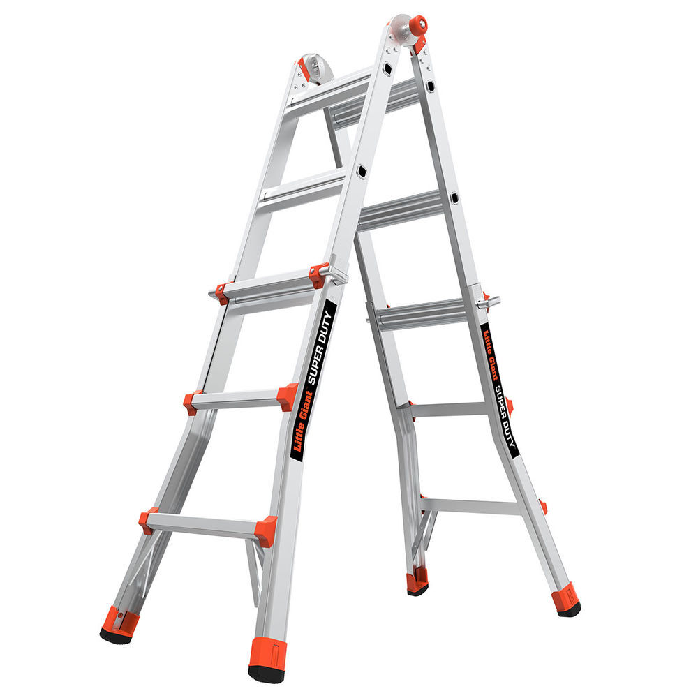 Little Giant Safety Super Duty M13 Type 1AA Aluminum Multi-Use Ladder, large image number 2
