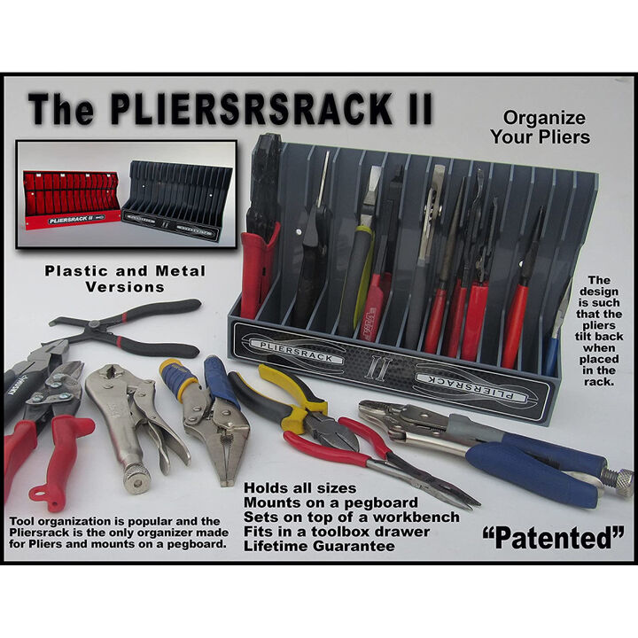 Plyworx PlyPliersrack Gray ABS Plastic 15 Slot, large image number 3