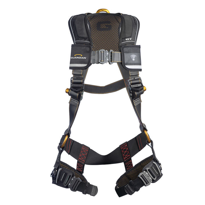 Guardian Fall Protection Full Body Harness with QC Chest/Leg Buckle
