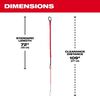 Milwaukee 10 Lbs. 72 in. Extended Reach Locking Tool Lanyard, small image number 3
