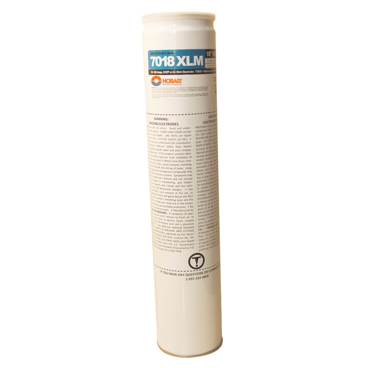 Hobart Stick Electrodes 7018 1/8 Inch 10 lb Hermetically Sealed Metal Can