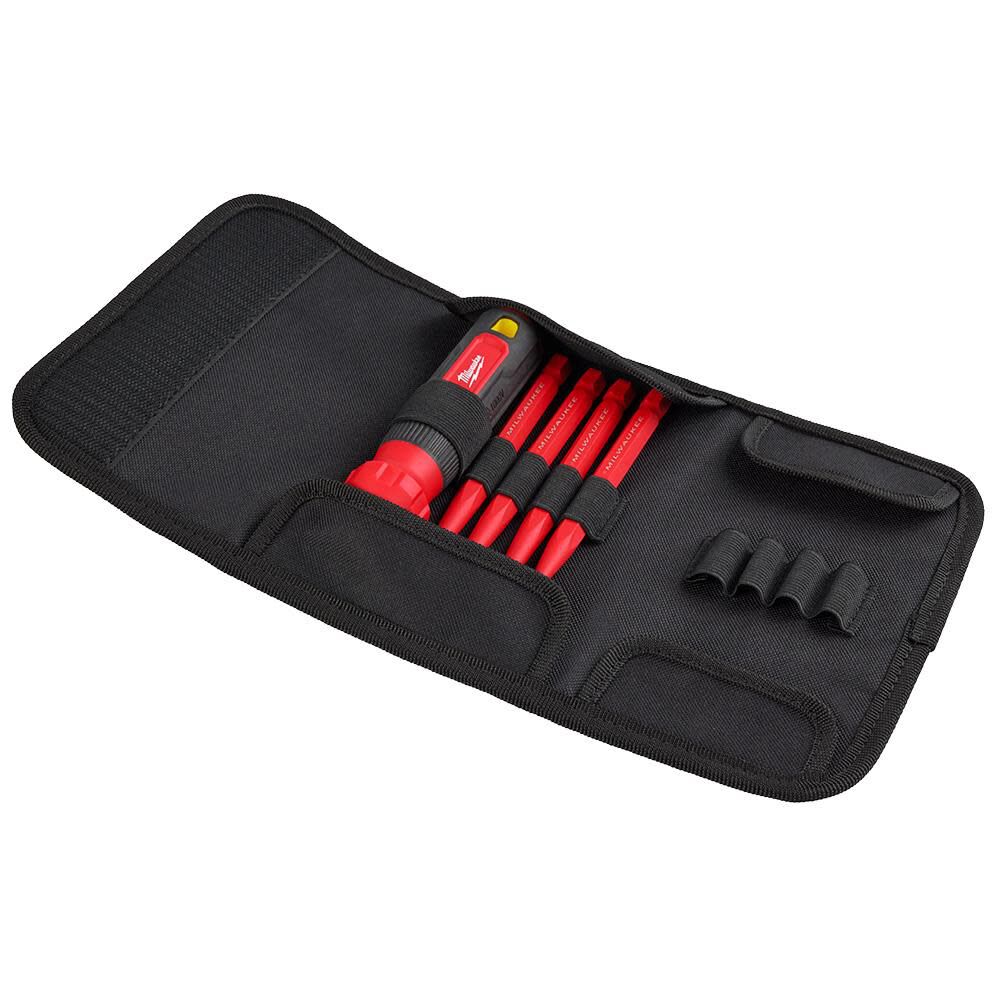Milwaukee 4-in-1 1000V Insulated Slim Tip Multi-Bit Screwdriver, large image number 6