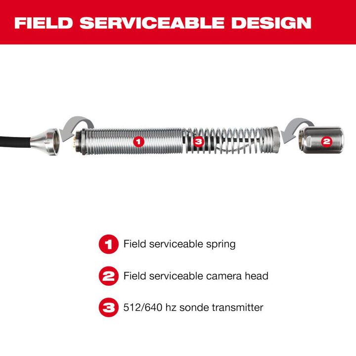 Milwaukee 100 Ft. Flexible Modular Pipeline Inspection Reel, large image number 9