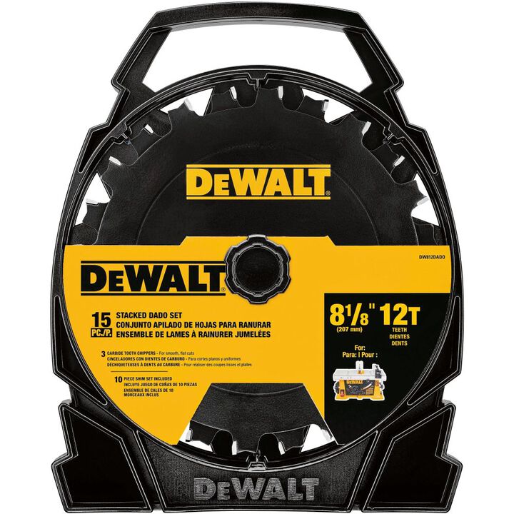 DEWALT Stacked Dado Set