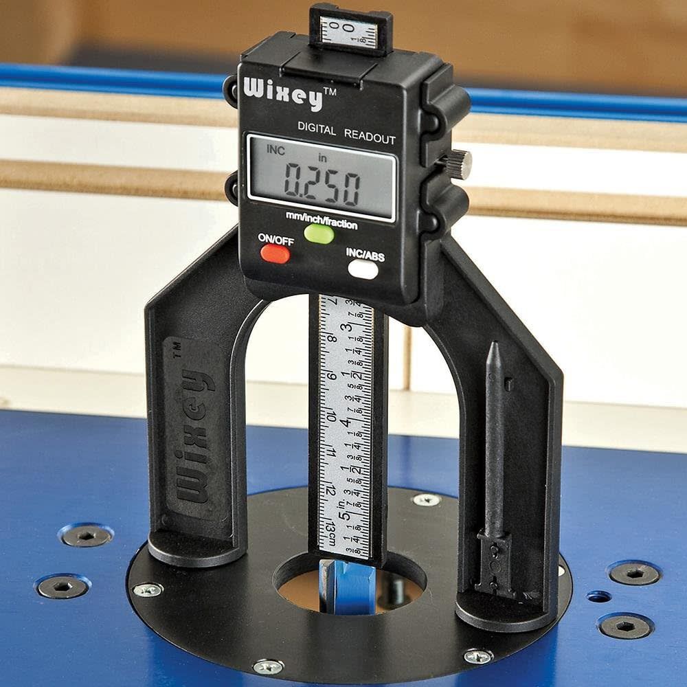 Wixey 3 Inch Battery-Powered Mini Digital Height Gauge with Fractions, large image number 3
