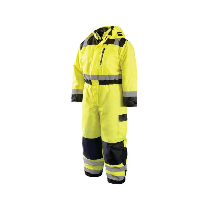 Occunomix Hi-Vis Yellow Class 3 High-Visibility Winter Coverall 2X