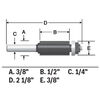 Bosch 3/8 Inch x 1/2 Inch Carbide Tipped 2-Flute Flush Trim Bit, small image number 4