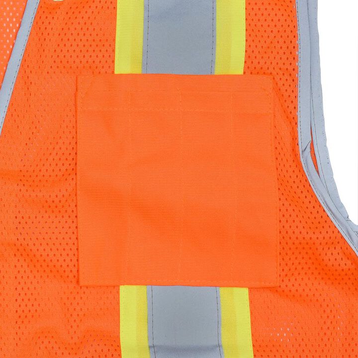 Radians SV6H Type R Class 2 Heavy Duty Two Tone Mesh Surveyor Vest with Solid Pockets, large image number 3