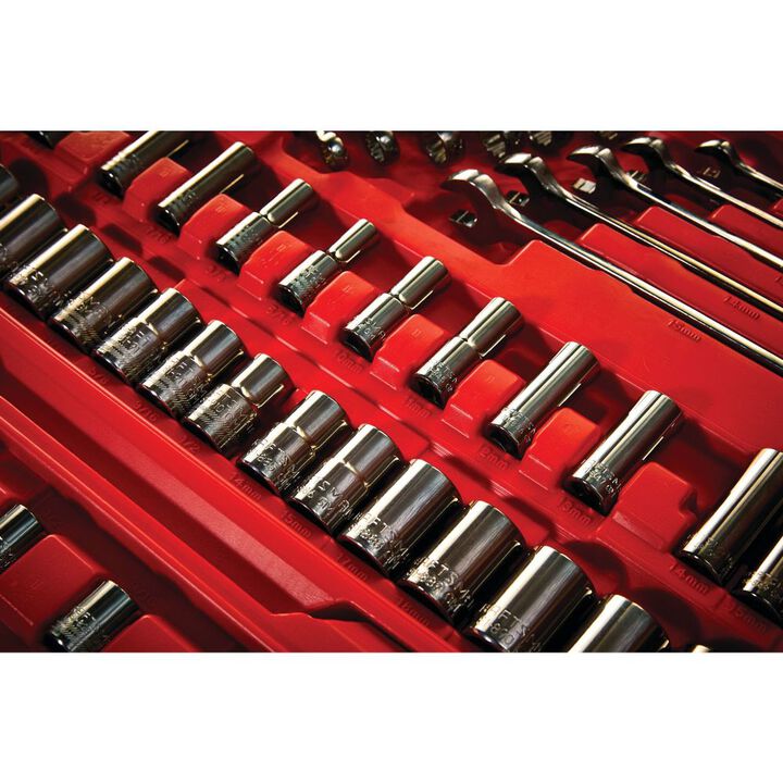 CRAFTSMAN Gunmetal Chrome Mechanics Tool Set, 121pc, large image number 9
