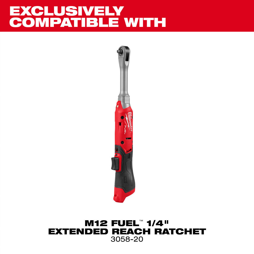 Milwaukee M12 FUEL 1/4 Inch Extended Reach Ratchet Protective Boot, large image number 2