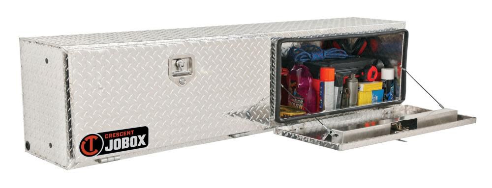Crescent JOBOX 96in Aluminum Topside Truck Box Black, large image number 1