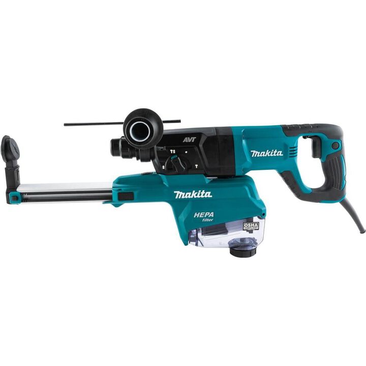 Makita 1 Inch SDS-PLUS AVT Rotary Hammer with HEPA Dust Extractor (D-handle), large image number 2