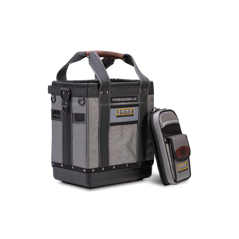 Veto Pro Pac 70 Lbs Large Gray Open Top Plumbing Bag, large image number 7