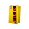 Justrite 60 Gallon Yellow Steel Manual Close Flammable Cabinet, small image number 4