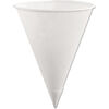 Rubbermaid 6 Oz White Disposable Roll Lid Cone Paper Cup 200ct, small image number 1