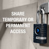 Master Lock 2-7/32 Inch Metal Body Battery-Powered Bluetooth Outdoor Padlock, small image number 5